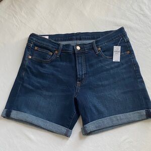 GAP NWT Dark Blue Jean Shorts